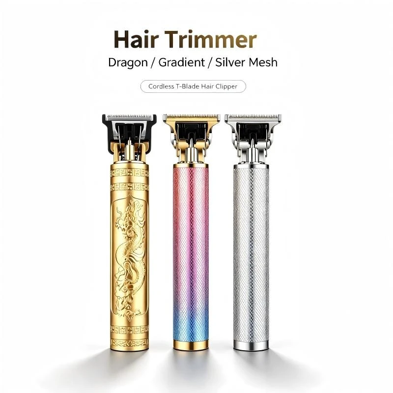 T9 Electric Hair Clipper USB Rechargeable Hair Trimmer Precision Carving Blade Men Hair Beard Trimming Device