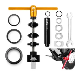 Professional Bike Central Axis BB Sets Repair Tool Press In MTB Road Bicycle Bottom Bracket Install Remove Tool Kit BB30 PF30