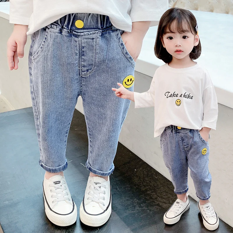 

Girl Leggings Kids Baby Long Jean Pants Trousers 2022 Cheap Spring Autumn Toddler Outwear Cotton Comfortable Children Clothing