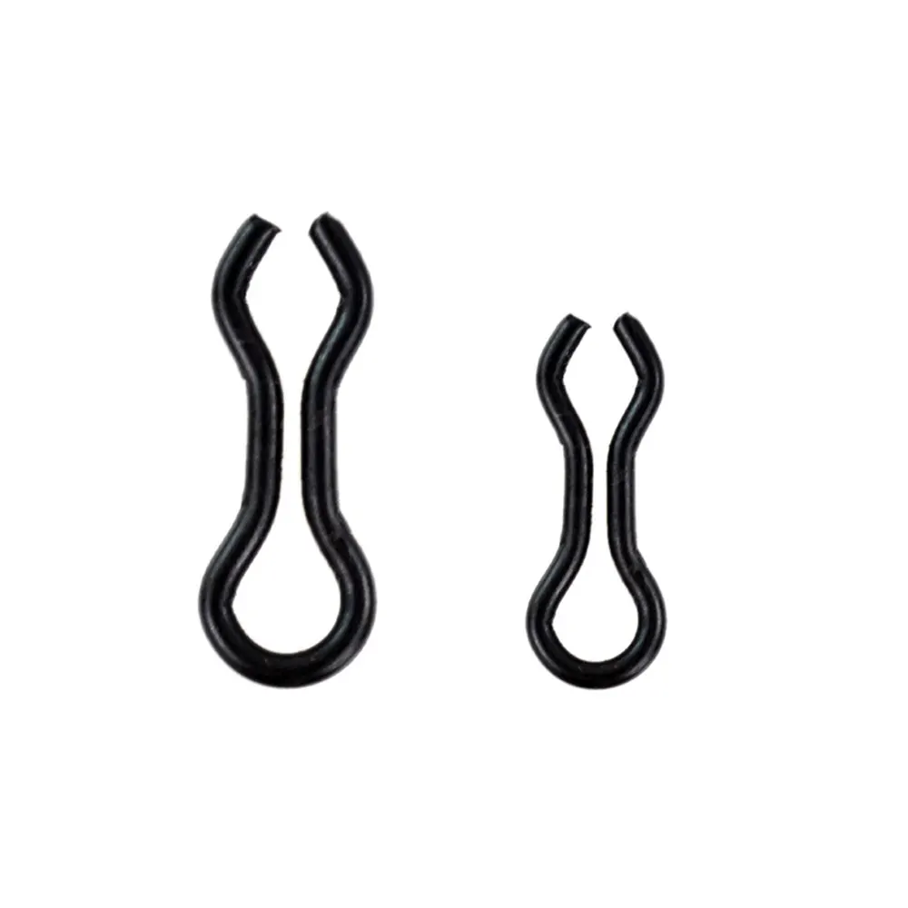 1000 Piece Fishing Lead Quick Snaps Connector Accessories Clips for DIY Carp Fishing Leads Loop Inserts Sinker Eyes Clip Tackle