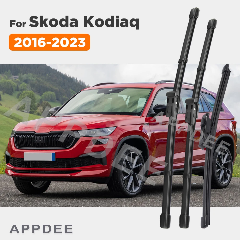 

APPDEE Wiper Front & Rear Wiper Blades Set For Skoda Kodiaq 2016-2023 2022 2021 2019 2018 Windshield Windscreen Window 24"21"13"