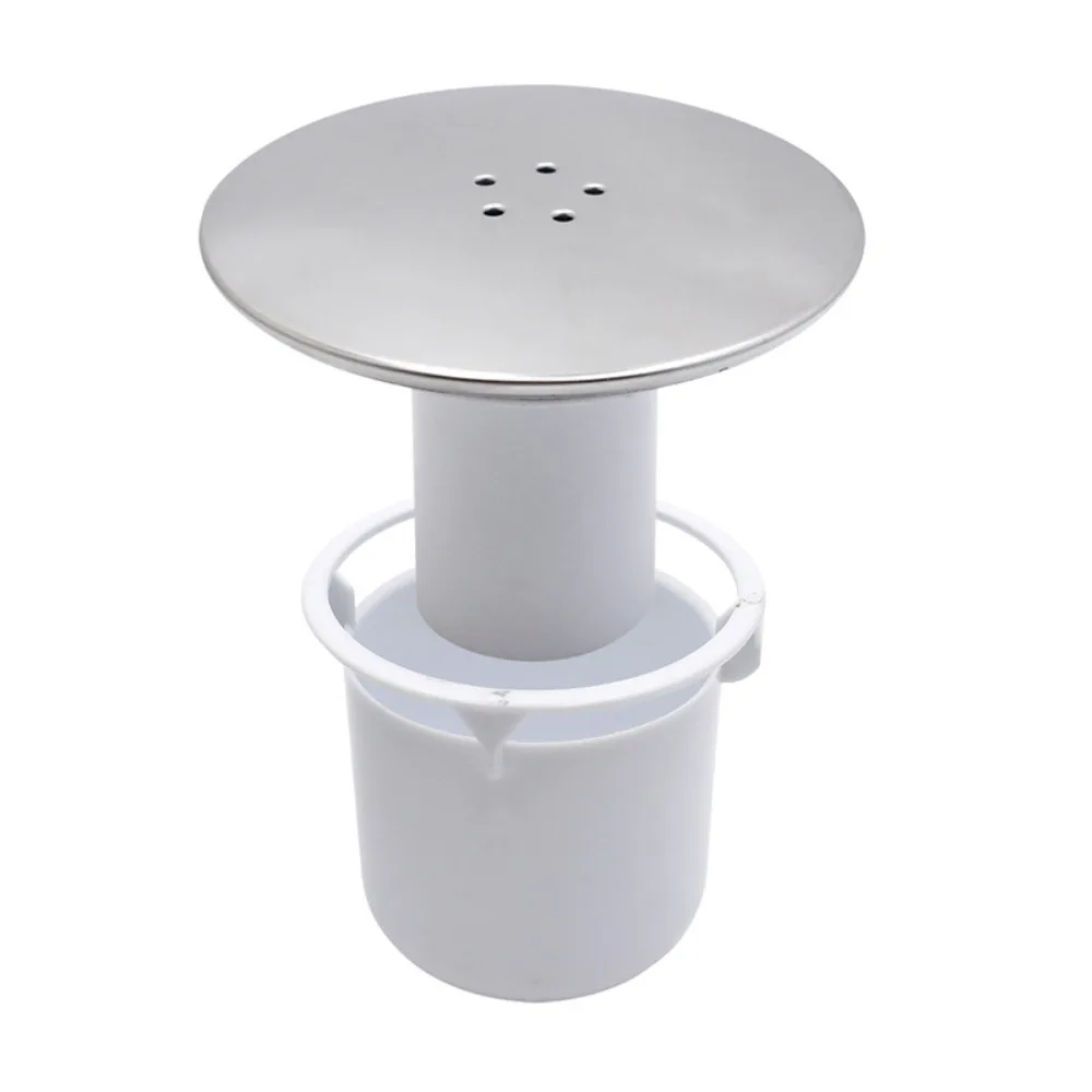 Shower Waste Drain Cap Tube 115mm Shower Plughole Cover Bathroom Deodorant Anti-blocking Floor Drain Bathroom Accessories