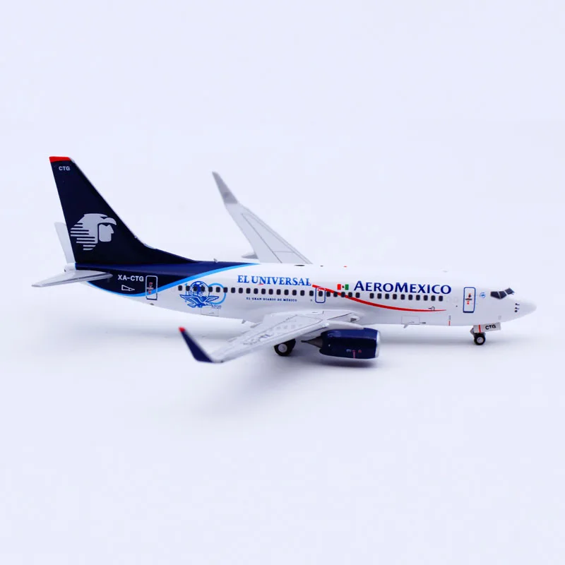 Avión de aleación coleccionable NG, Modelo 1: 77029 AeroMexico Airlines "Skyteam", Boeing B737-700, modelo de avión fundido a presión, XA-CTG, 400