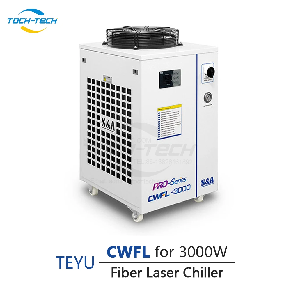 Cooling Capacity Water Cooled TEYU CWFL For 3000W 4000W 6000W Industrial Water Cooler Fiber Laser Chiller For Cutting Machine