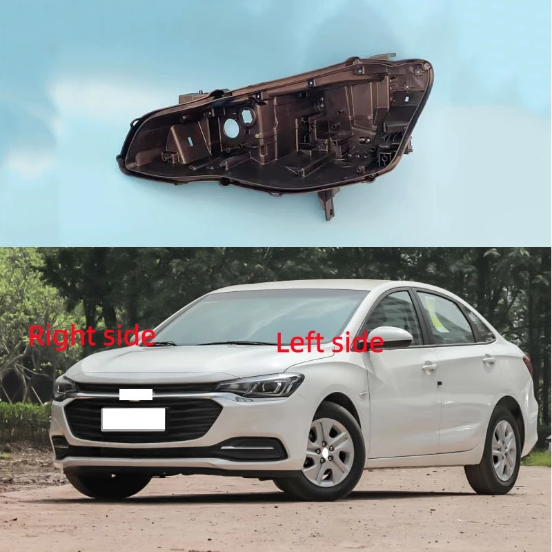 

For Chevrolet Monza 2019 2020 2021 2022 Headlamp Base Headlight Rear Shell Replace Headlight House Black rear shell