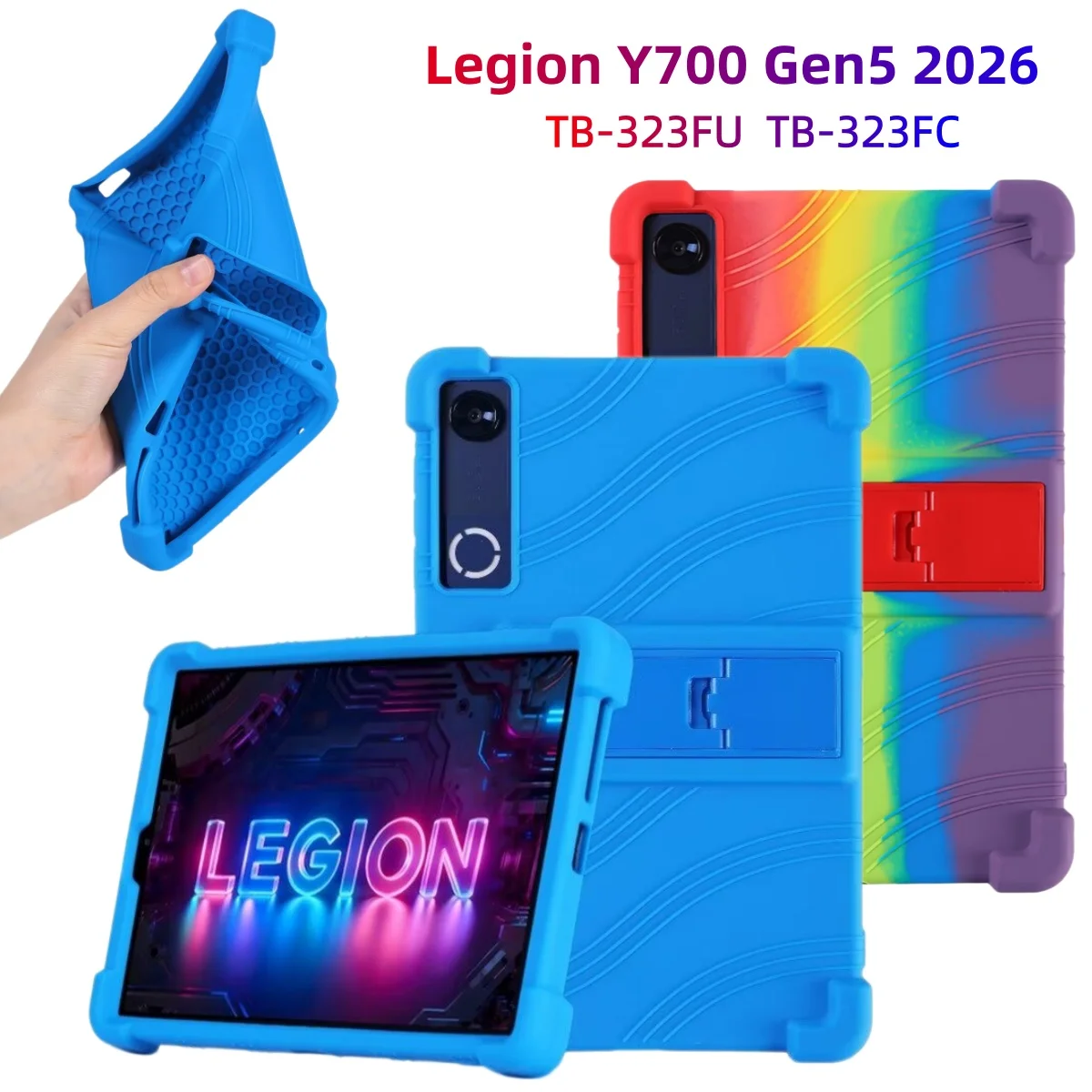 

Мягкий силиконовый чехол для планшета Lenovo Legion Y700 5-го поколения 2026 года, задняя крышка из ТПУ для Lenovo Legion Tab 8.8" Gen5 TB-323FC/FU