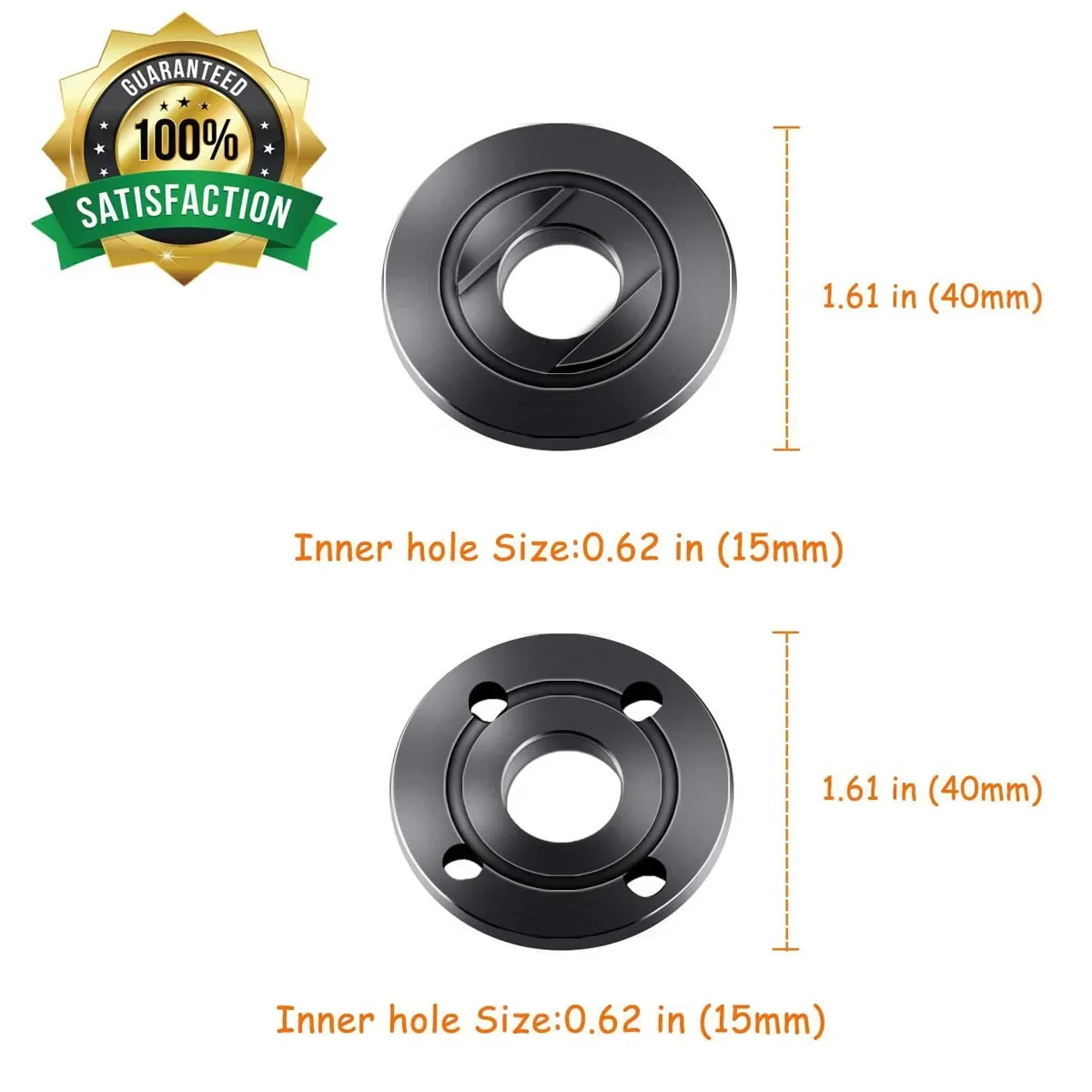 8Pc Angle Grinder Flange Lock Nut 5/8-11 Nuts Inner Outer Lock Set Power Tool Adapter Metal Cutting Discs Nuts Fit For Milwaukee