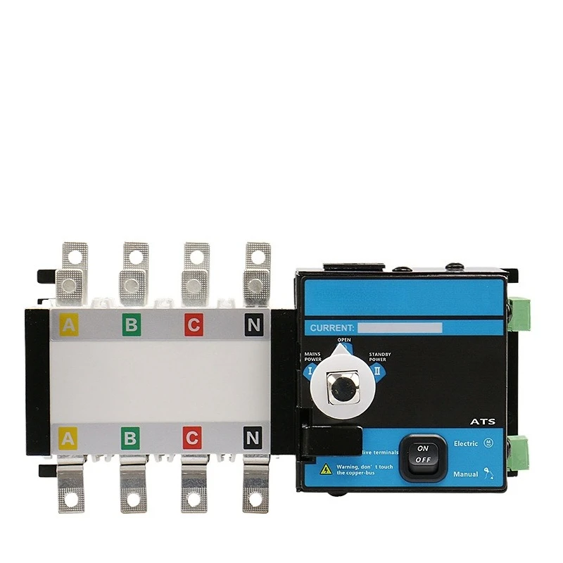 

Automatic transfer switch for dual power supplies, PC-level isolated type, changeover switch