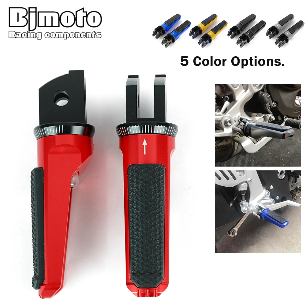 

Motorcycle Foot Pegs Front Rider Pedal Footrests For YAMAHA NIKEN SCR950 XSR700 XTRIBUTE XSR900 XJ6 DIVERSION F FJR1300A/AS