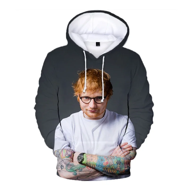 2021 Personality Ed Sheeran 3D Print Hoodie Men Women Pullover Hooded Harajuku Oversized Hoodies Hip Hop 3d Hoodies Sweatshirt