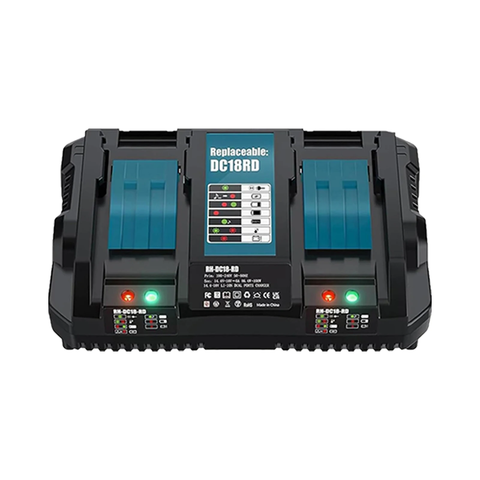 Voor Makita BL1830 Batterij 18V 8000mAh Batterij BL1830 BL1815 BL1860 BL1840 Tool Oplaadbare Batterij Met 6A Lader