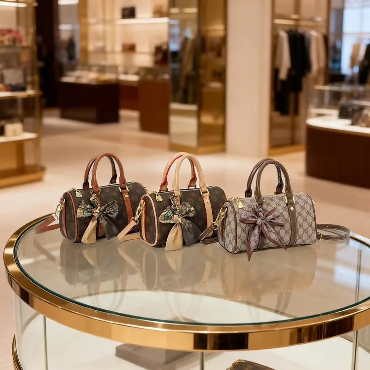 

Minimalist Unique Leisure Business Diaper Bag For Women Stylish Vintage Fashionable Leather Tote With Chic Letter Logo