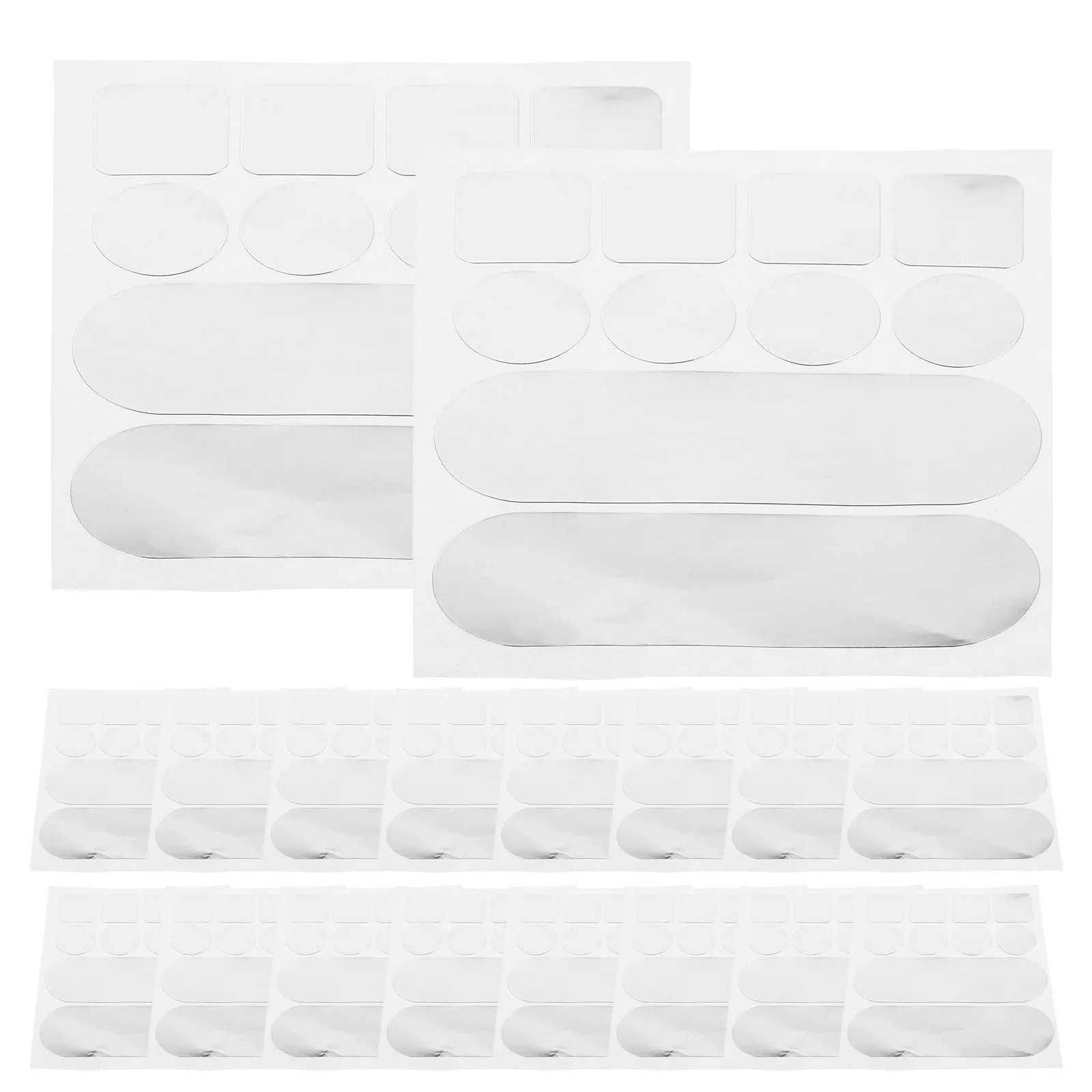 

50pcs Pot Stickers Aluminum Repair Kit High Temp Seal Leakproof Cookware Patch Tape Stainless Steel Kitchen Tool Versatile