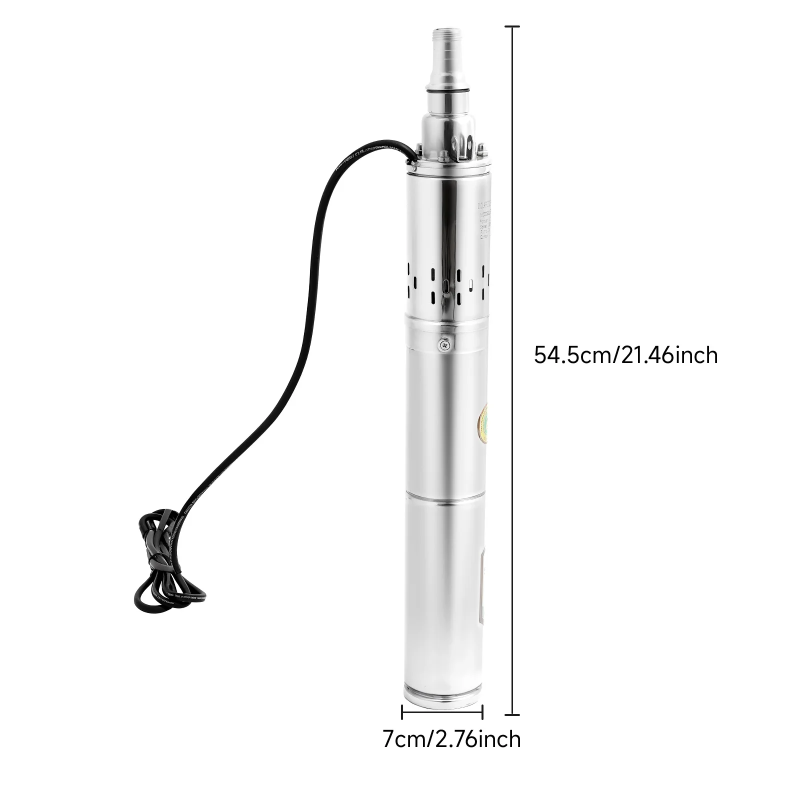 24V370W DC Deep Well Pump Stainless Steel Water Pump  Large Flow Rate High Head Lift Extracting Water