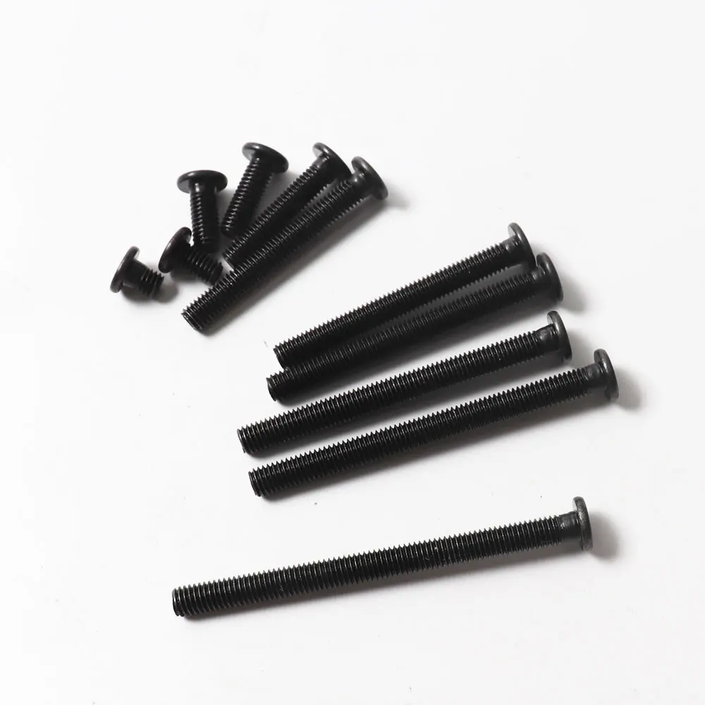 

Детали 3D-принтера, 20 шт., низкопрофильные винты M5 M5*50/55/60/65 мм, черный цвет