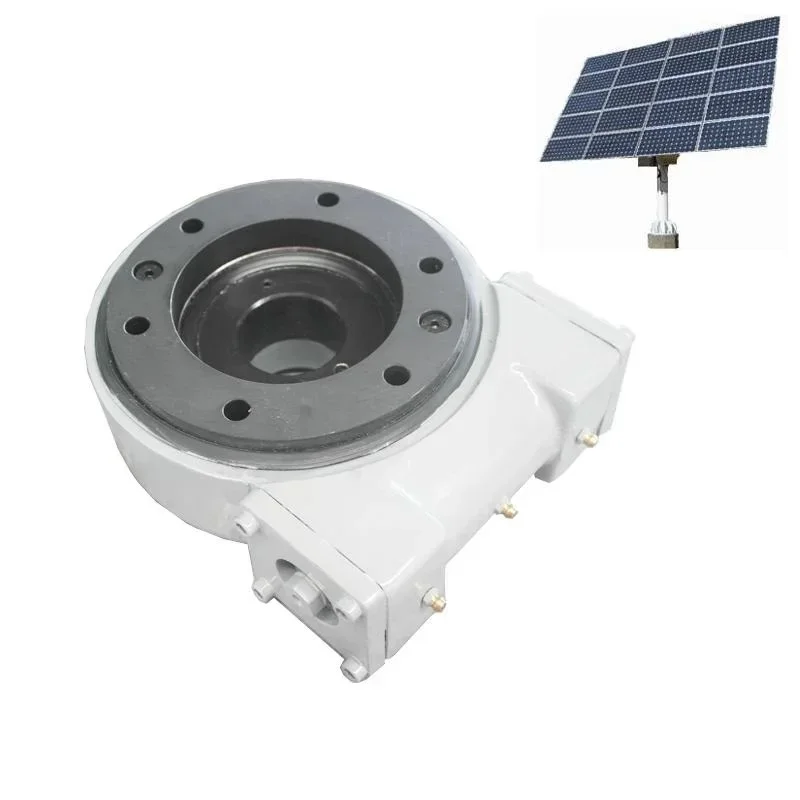 slew drive for singl axi Se5 with 24v dc motor SE5 slewing drive for solar tracker,dual axis solar tracker,gearboxes