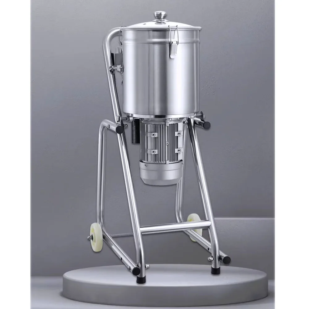 32L Commercial Electric Food Crusher Ginger Garlic Chili Beater Pork Fish Vegetable Fruit Grinding Pulper Machine(customized)