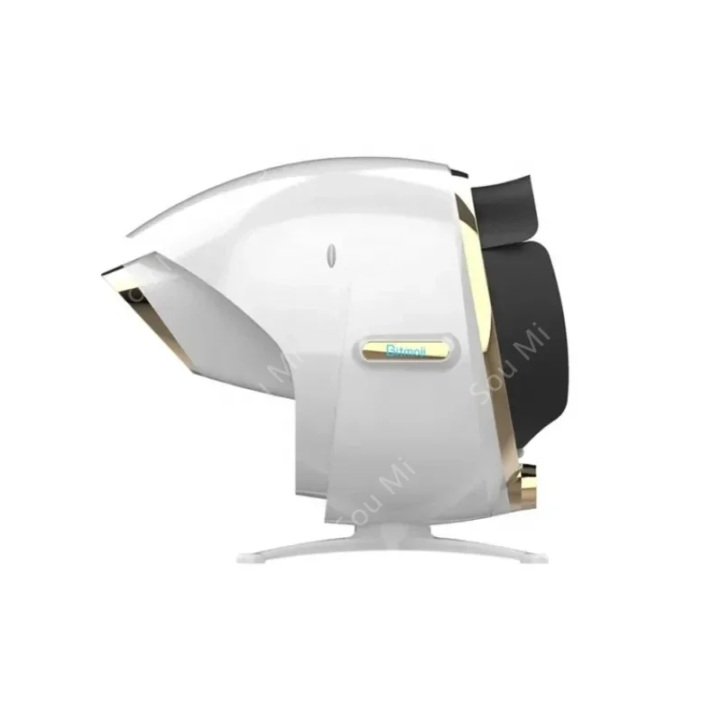 3D الجلد الماسح الضوئي العناية بالوجه محلل رصد آلة مرآة سحرية المحمولة اختبار الإنجليزية كاشف كاميرا الوجه اختبار التحليل