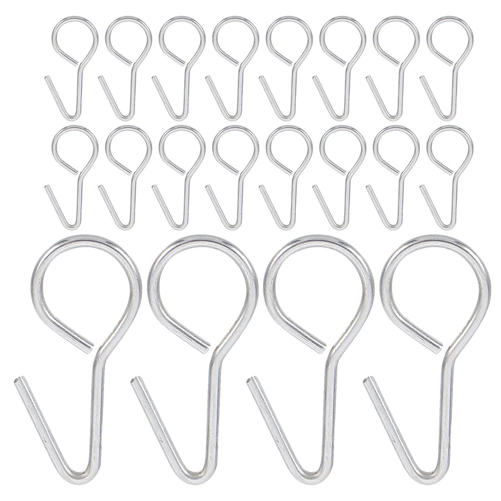200Pcs 28mm Car Seat Cover Hooks Heavy Duty Metal S Hooks Rv Trailer Accessories Universal Fit Rv Trailer Accessories