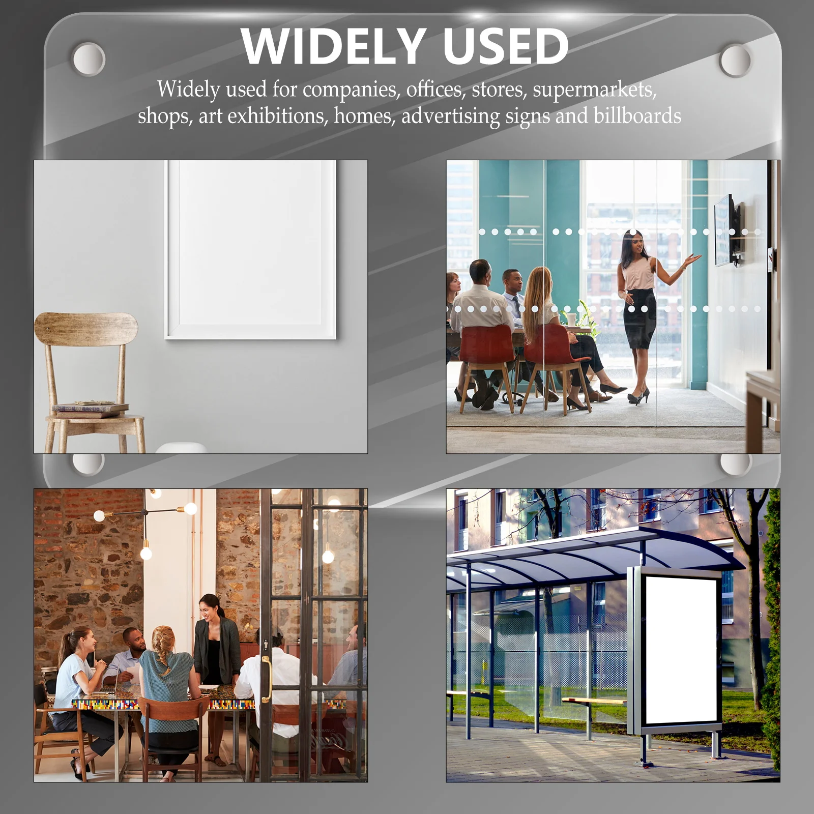 

30 Pcs Advertising Pin Sign Standoff Nail Hardwares Nails Support Picture Glass