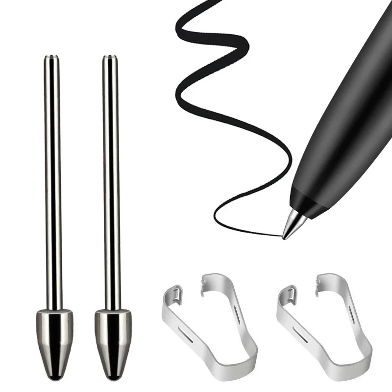 Pennino a matita sostituibile per Samsung Tablet S6 Lite S7 S9 Note10/20 S22U S24U Lega di titanio Touch Stylus S Punta della penna Resistente all'usura