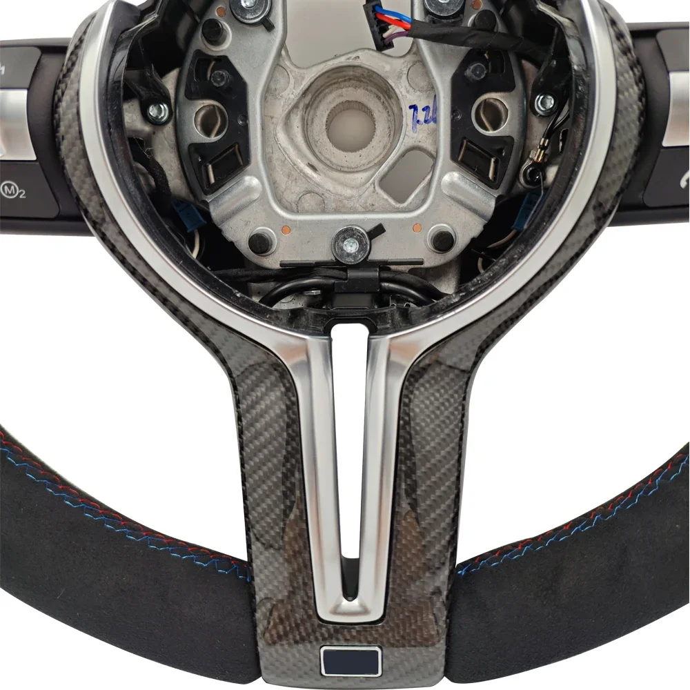 Carbon Trim M Sport Steering Wheel for BMW CS Style With Alcantara F10 F20 F21 F22 F30 F31 F32 F36 M2 F87 M3 F80 M4 F82 F15 F16 - Image 4