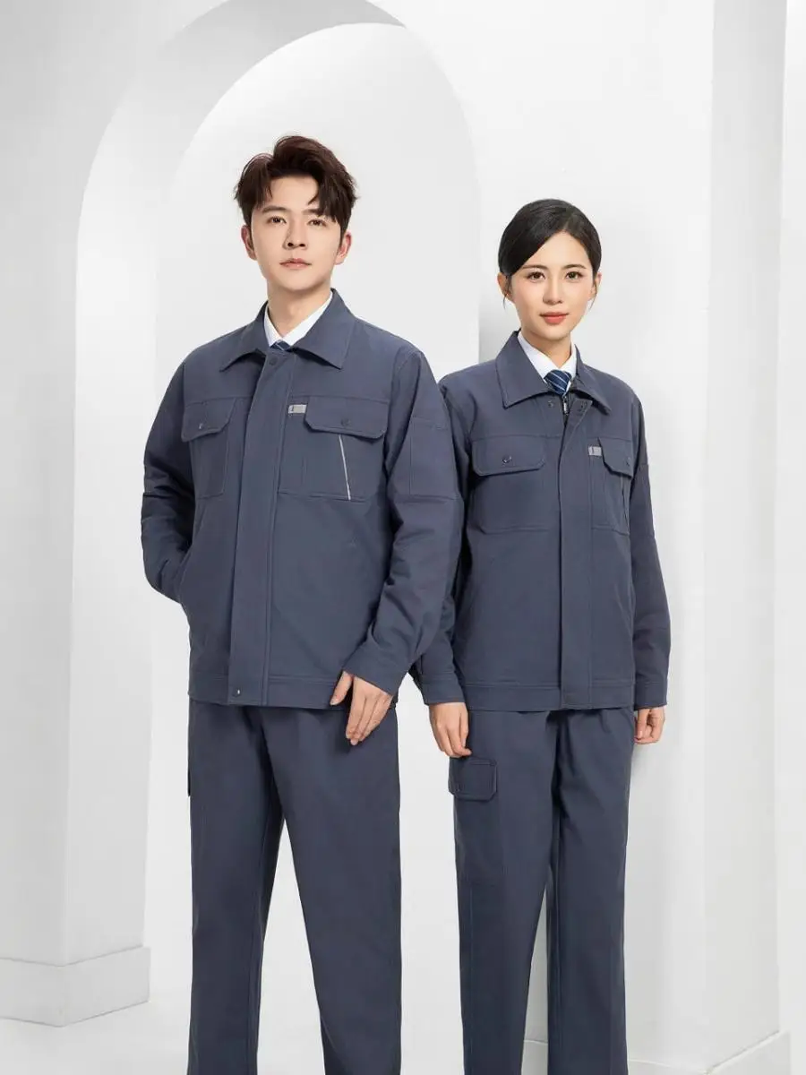 

Утепленный комплект спецодежды из чистого хлопка для мужчин: термостойкий, огнезащитный, для осенне-зимних работ