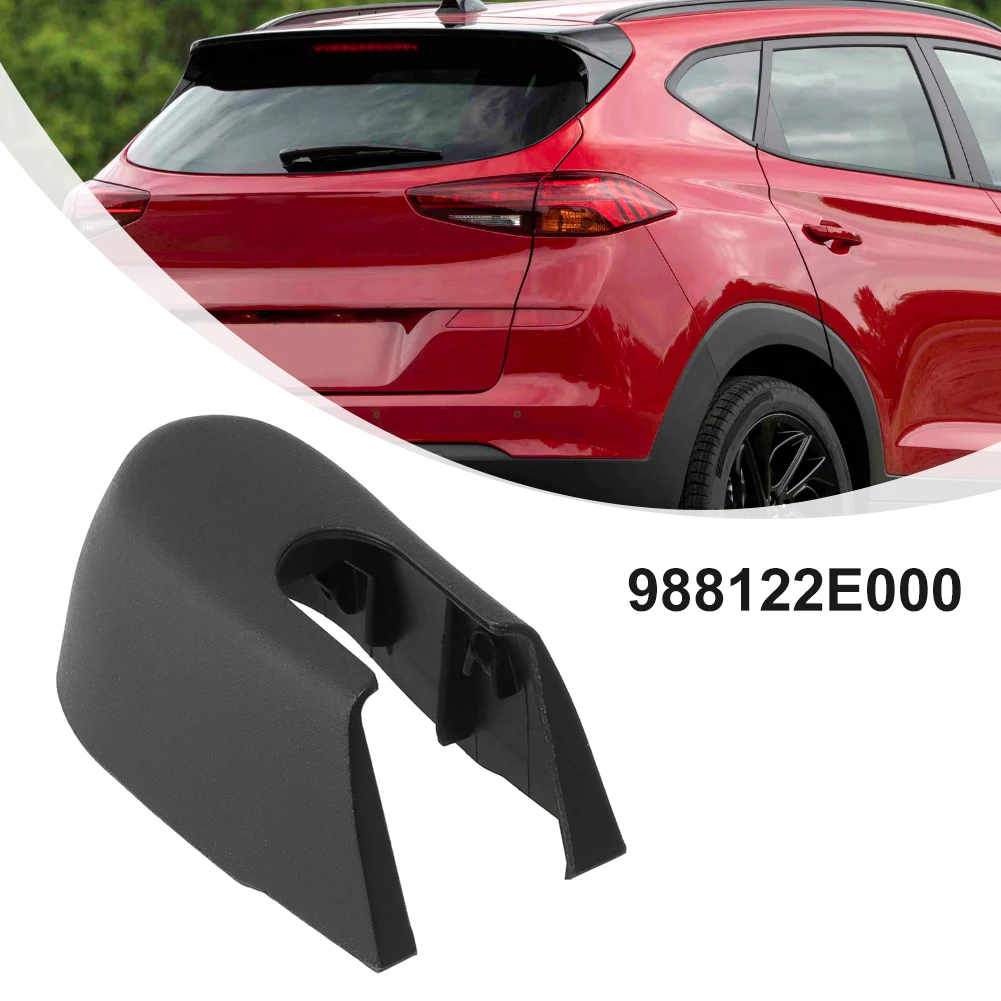 

Windshield Wiper Cover Outdoor Garden Indoor Easy Installation High Strength Parts Replacement 1 Pc 98812-2E000 ABS Black