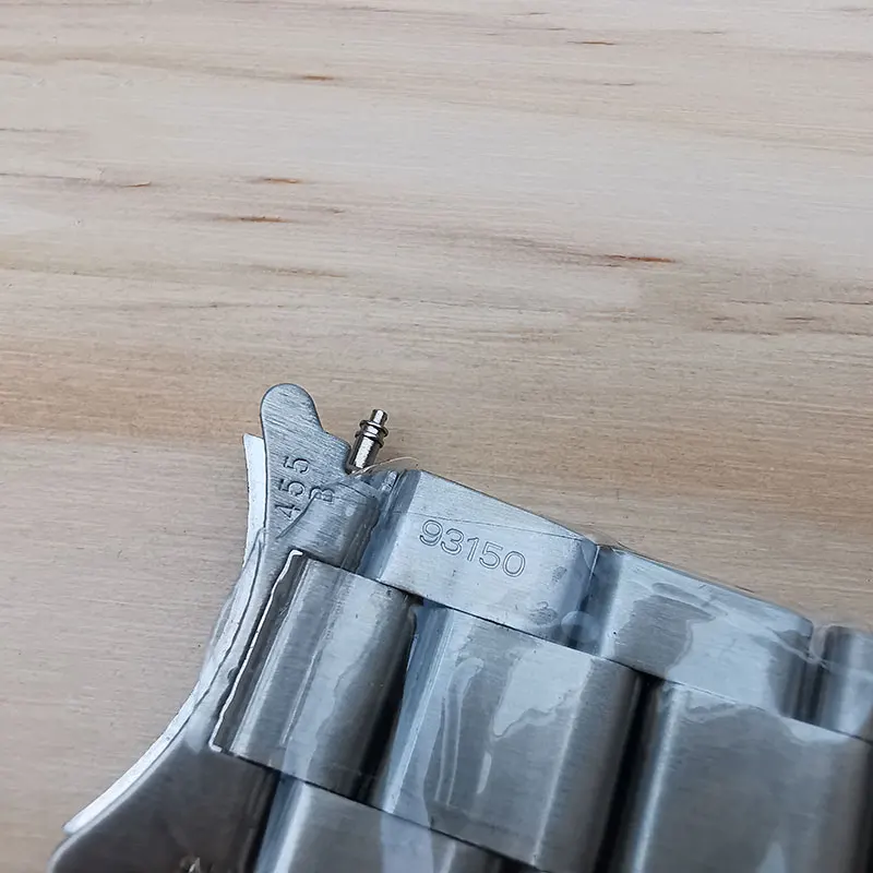 904L الفولاذ المقاوم للصدأ سوار ساعة سلسلة الفرقة ل 40 مللي متر خمر 16610 ، رمز الذيل 93510 ، أجزاء ساعة ما بعد البيع