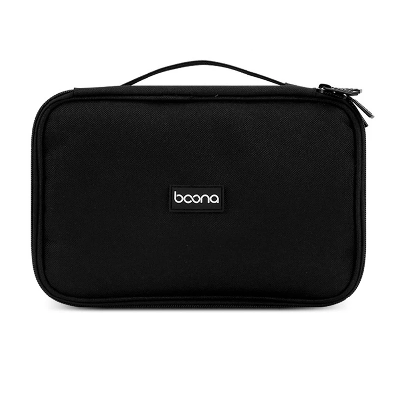 BOONA Portable Travel Multifunctional Storage Bag for Hard Disk Case, Power Bank, Power Adapter, Earphone Cable, USB Data Cable