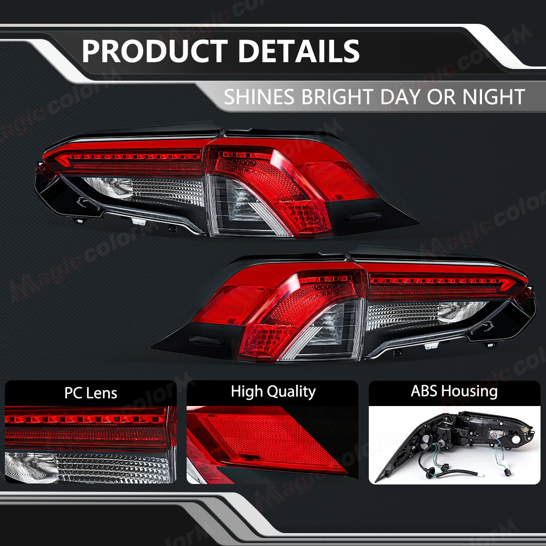 Left/Right Side Tail Lamp Assembly For Toyota RAV4 RAV-4 2019 2020 2021 Rear Tail Light Brake Lamp Warning Light Accessories