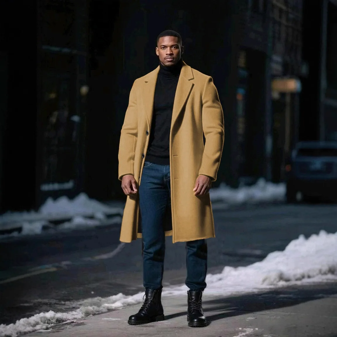 

Men's Life Versatile Slim Trench Coat