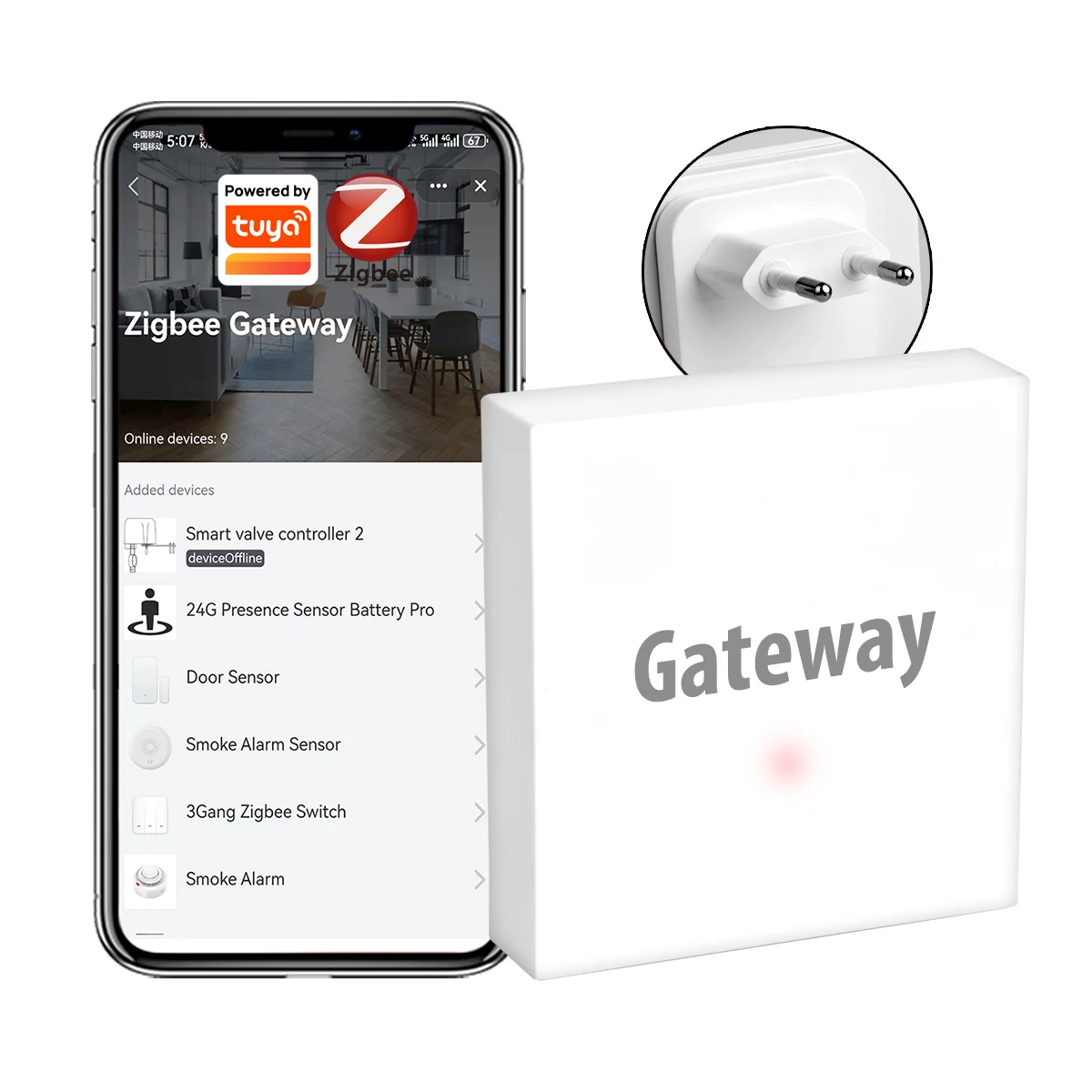 

Tuya ZigBee Gateway Repeater Zigbee Gateway Signal Amplifier Extender for Smart Home Devices Smart Automation For Smart Life