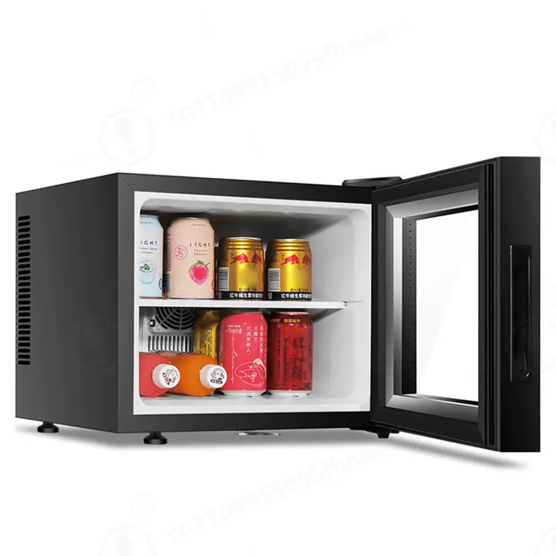 20L Portable Electric Mini Fridge, Quiet Manual Defrost Refrigerator for Car Home Dual‑use