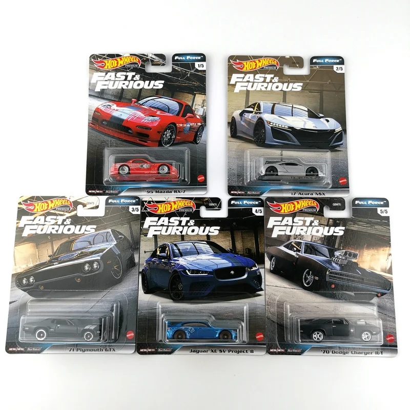 Hot Wheels Cars The Fast and Furious series 1/64 Metal Die-cast Model Collection Toy Vehicles GBW75