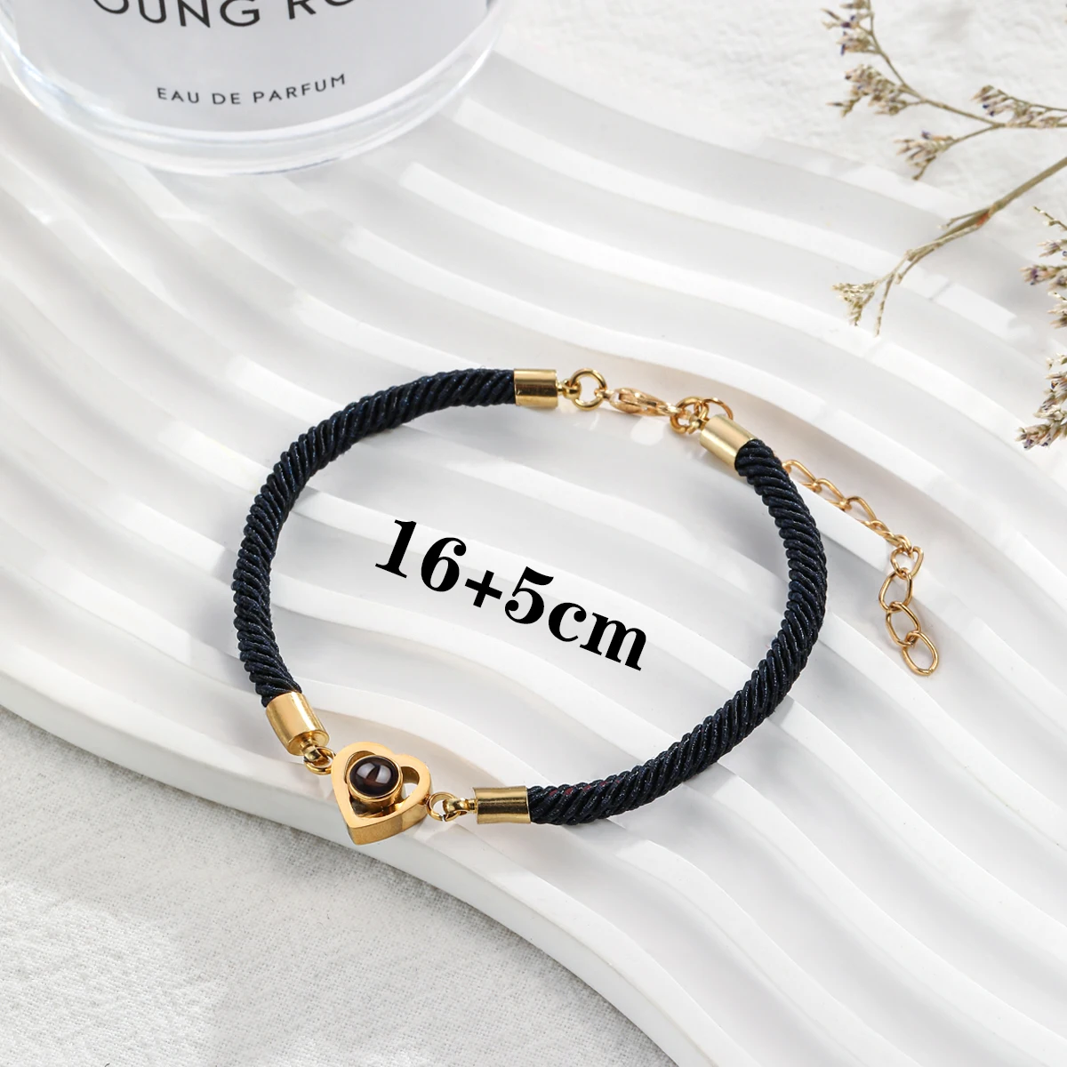 Pulsera de proyección de corazón personalizada para pareja, regalo de San Valentín para novia, foto de grupo personalizada