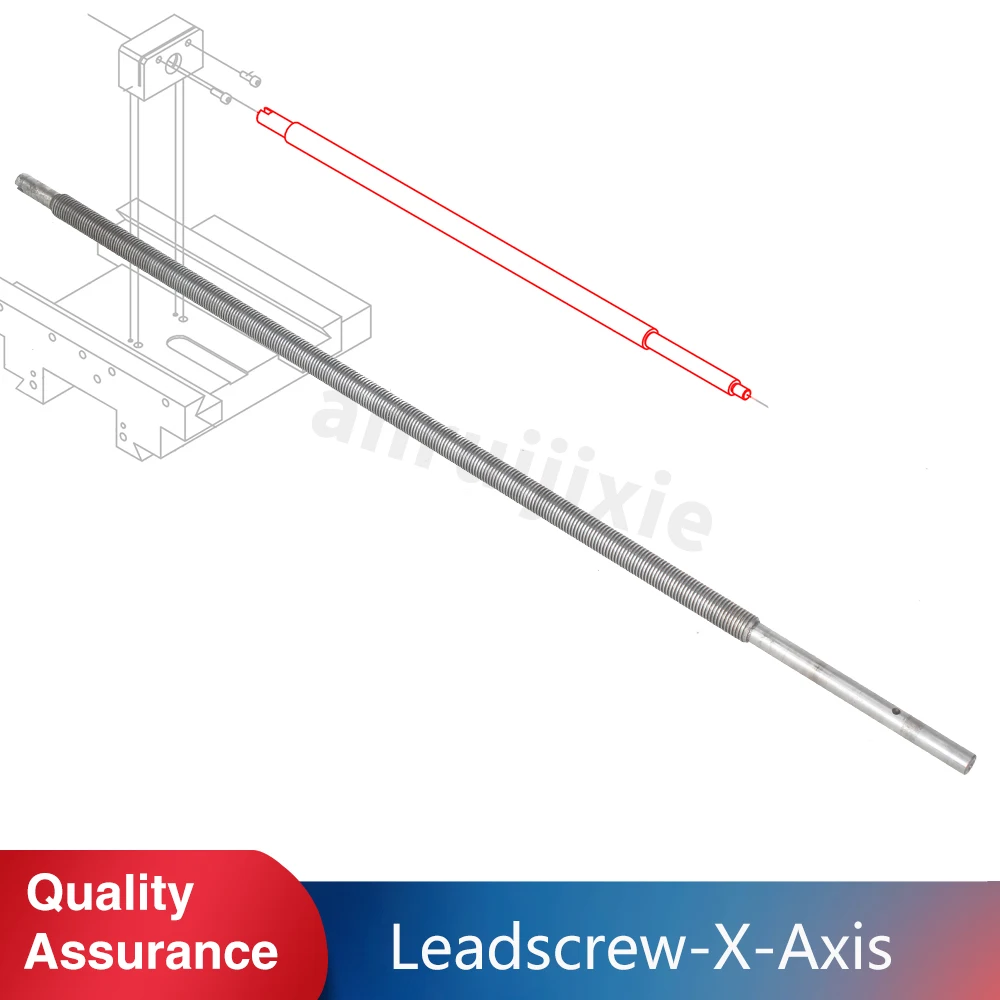 

X-Axis Metric Feed Screw,SIEG SX3-166&X3&JET JMD-3&BusyBee CX611&Grizzly G0619&G0463 Spares parts