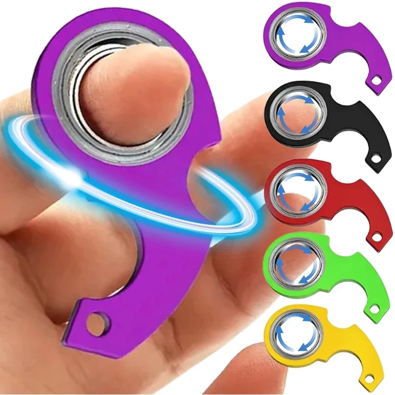 Creative Keychain Fidget Spinner Stress Relief Toys For Anxiety Autism ADHD Brinquedos Para Alívio Do Estresse