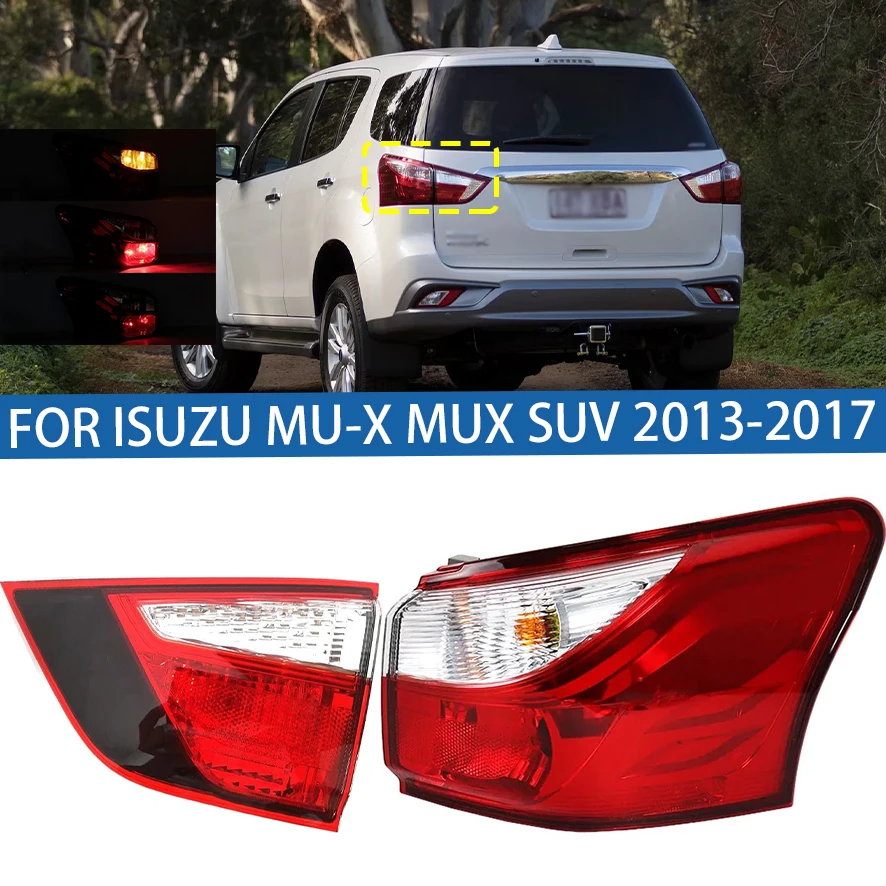 

Для ISUZU MU-X MUX SUV 2013 2014 2015 2016 2017, автомобильный задний фонарь, задний бампер, стоп-сигнал, сигнал поворота, предупреждение