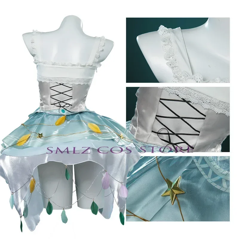 Margaretha zelle cosplay jogo identidade v feminino dançarino traje lindo vestido lolita meias óculos festa doce uniforme para menina