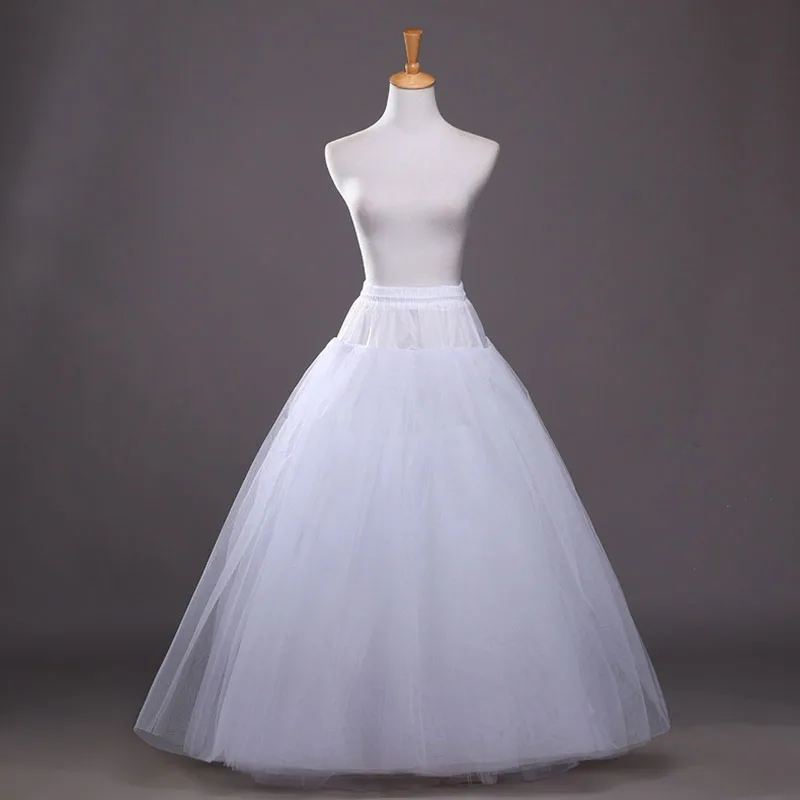 Jupon de Mariage Blanc pour Patients, Sous-Jupe Crinoline, Jupe de Bal pour Cosplay, Robe de Bal pour Femme, en Stock, Expédition Rapide