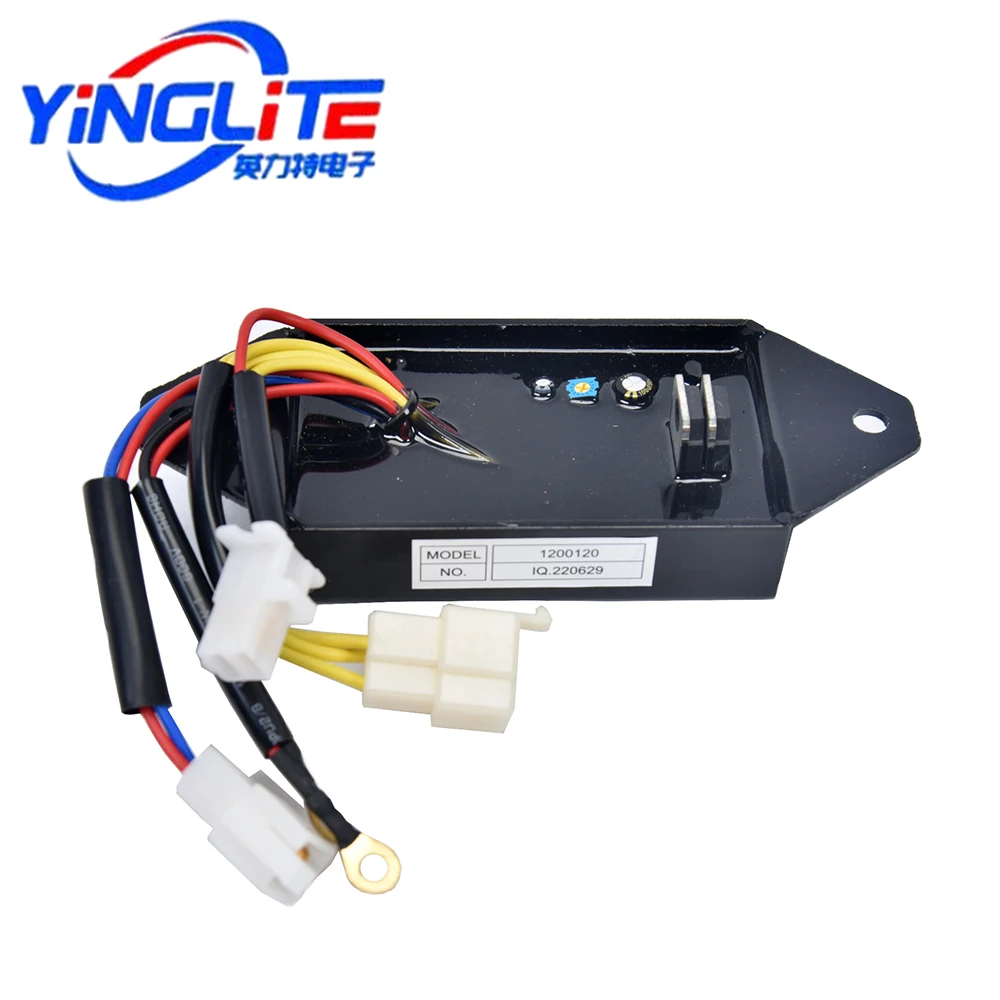 Engine Automatic Voltage Regulator 1200100 1200120 AVR Generator, compatible with models 1200100 and 1200120