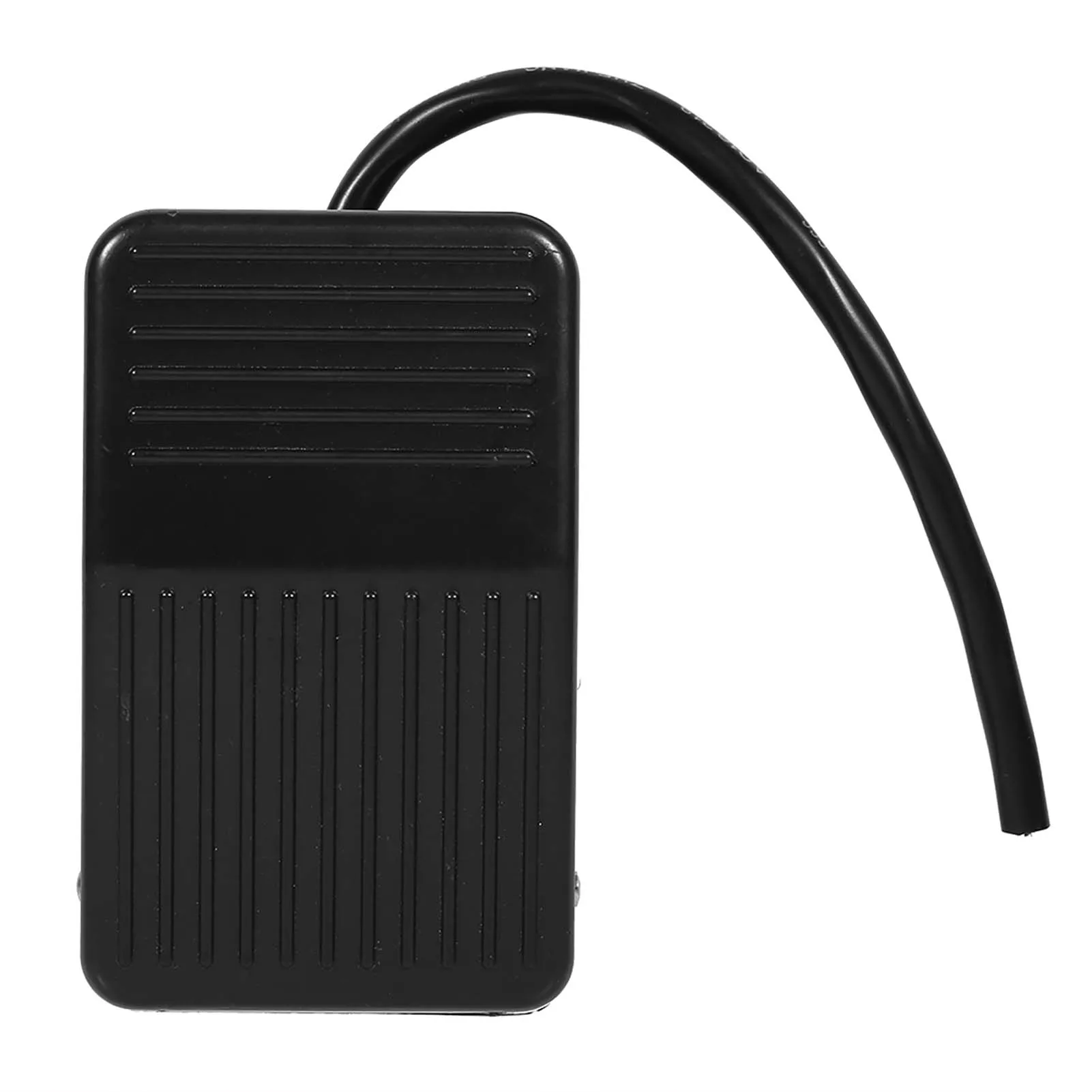 220V / 380V Electrical Power Plastic Foot Pedal  On Off Control Black Color 10cm Cord Foot Pedal  On/Off Pedal