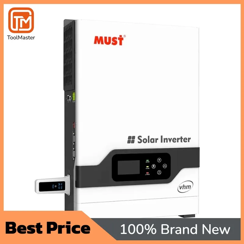 

【Hot Sale】MUST PH1800 Plus Series 2KW-5.5KW High Frequency On/Off Hybrid Solar Inverter For Solar Energy System