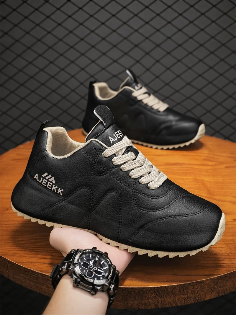 

Casual Men's Shoes 2026 New Style Summer Trend Thick Bottom Anti-slip Leisure Sports Dad Cool Shoes Comfortable Breathable Le...