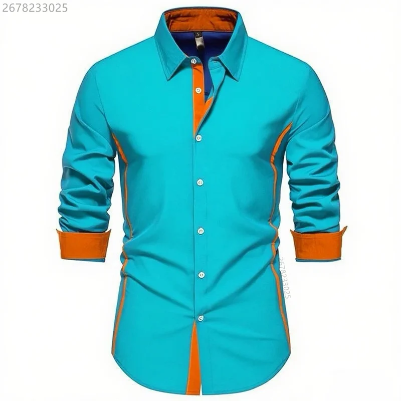 

Men's shirts European sizes, men's slim fit shirts, fashion new arrivals, British style men's long sleeve office shirts XS-6XL