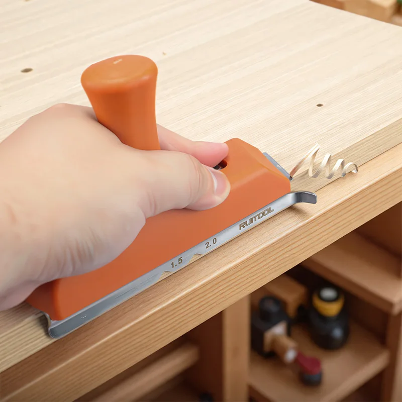 Aparador de bordas de plástico portátil durável para carpintaria com lâmina de aço para madeira PVC, ABS e folheado