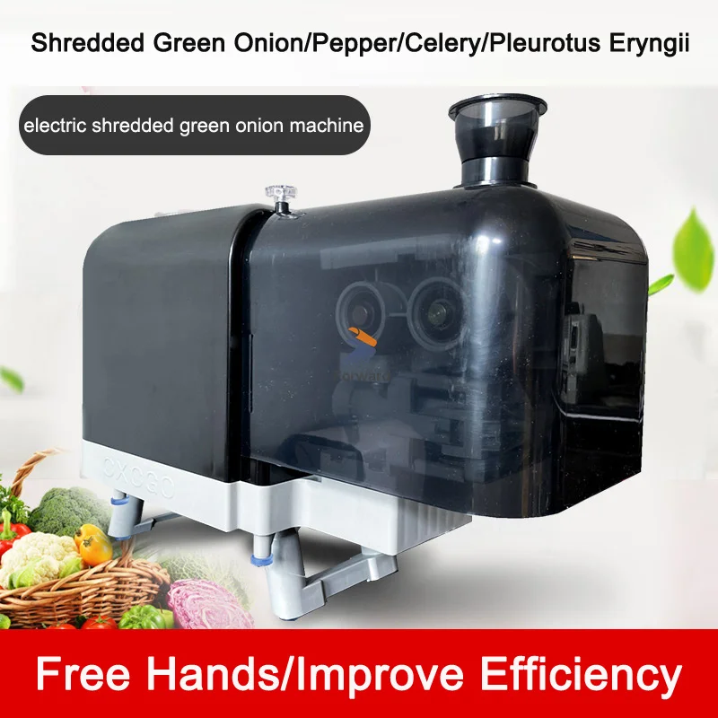 

Electric Green Onion Shredded Cutter Slicer Kitchen Green Pepper Divider 2.3mm Shallots Shredding Machine Shred Silk Knife