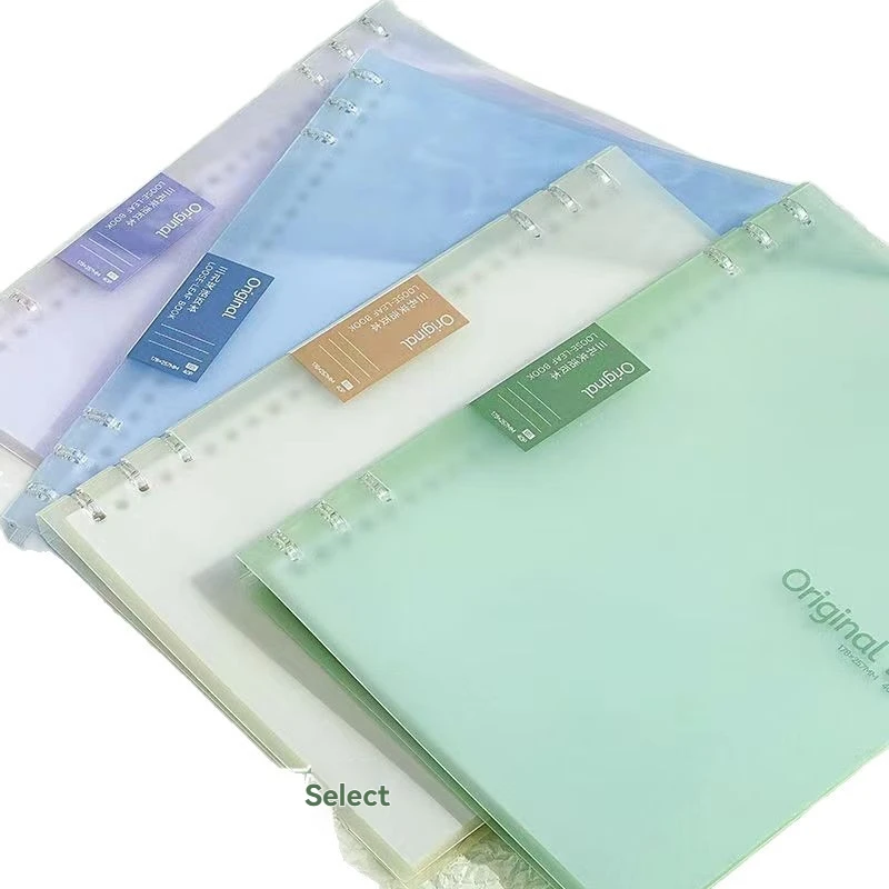 1 قطعة A5/B5 38 ورقة ثلاثة حفرة كليب انفصال فضفاض ورقة دفتر مع قيمة جمالية عالية ، دفتر الطالب #6