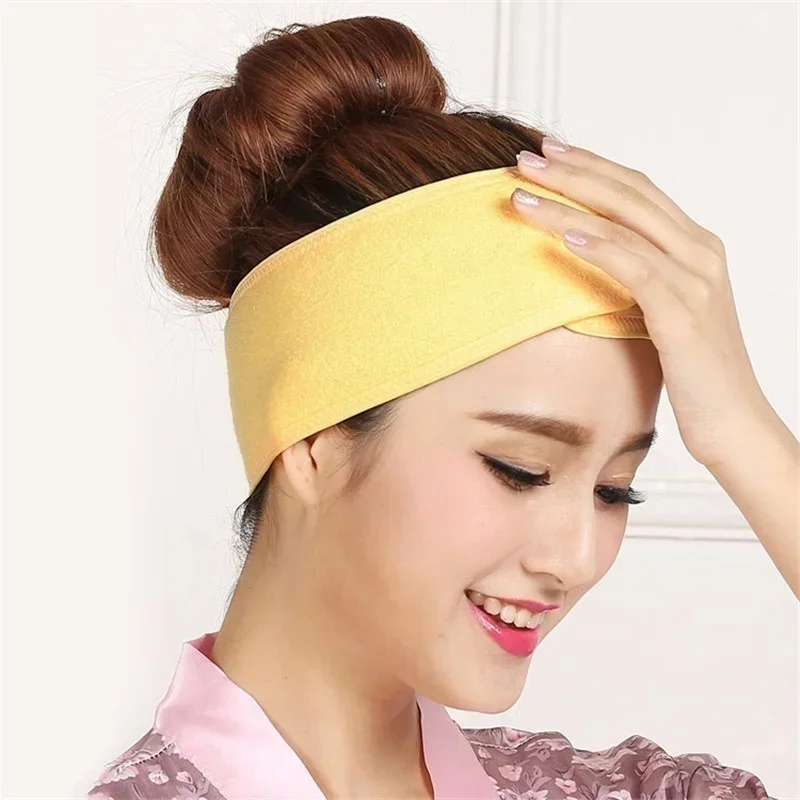 1Pc Wash Face Makeup Hair Band Womens Sweat Elastic Soft Headbands